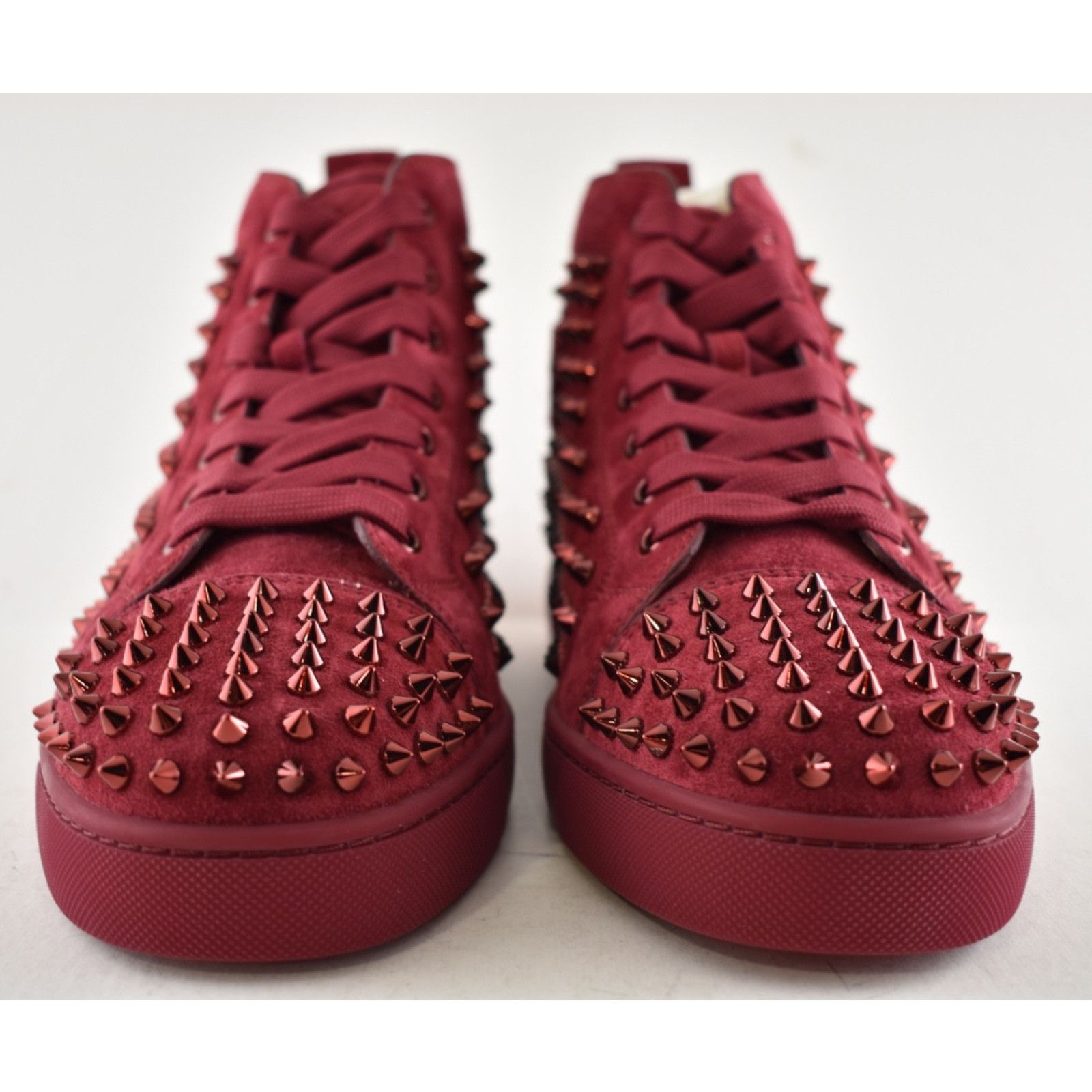 Christian Louboutin Christian Louboutin Men Louis Flat Spike Sanguine Red High Size US 10.5 / EU 43-44 - 6 Thumbnail