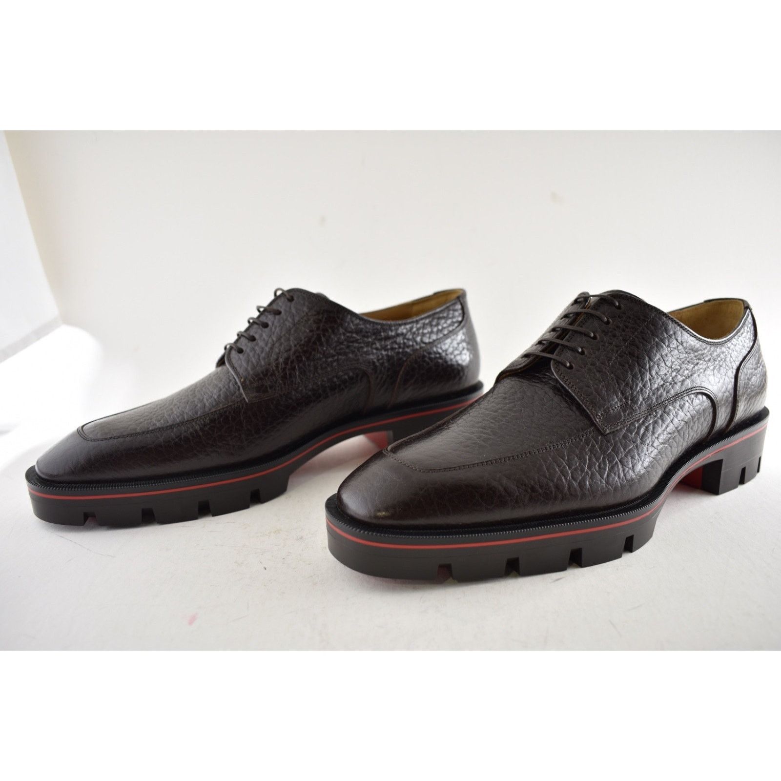 Christian Louboutin Christian Louboutin Brown Lug Sole Derby Oxford Loafer 44 11 Size US 11 / EU 44 - 12 Thumbnail