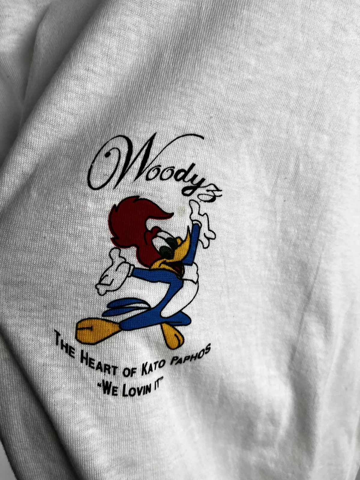Disney Vintage Woody Woodpecker Shirt Mens XL Black 90s Size US M / EU 48-50 / 2 - 7 Thumbnail