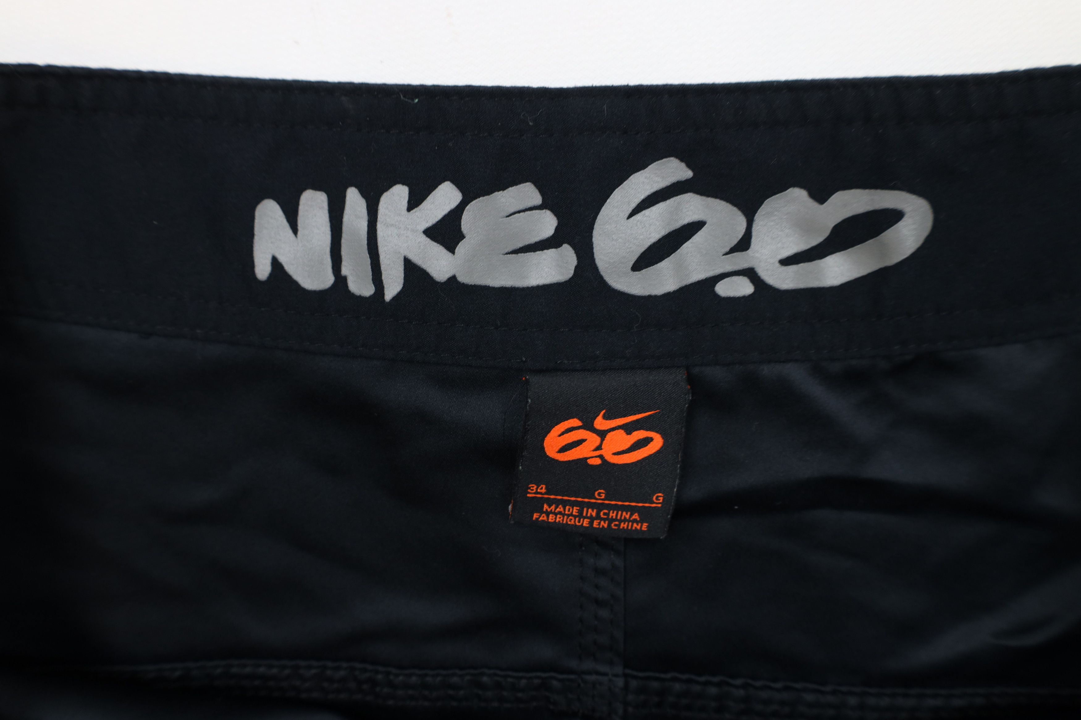 Nike × Vintage Vintage Nike 6.0 Skateboarding Scott Mini Swoosh Shorts Size US 34 / EU 50 - 8 Thumbnail