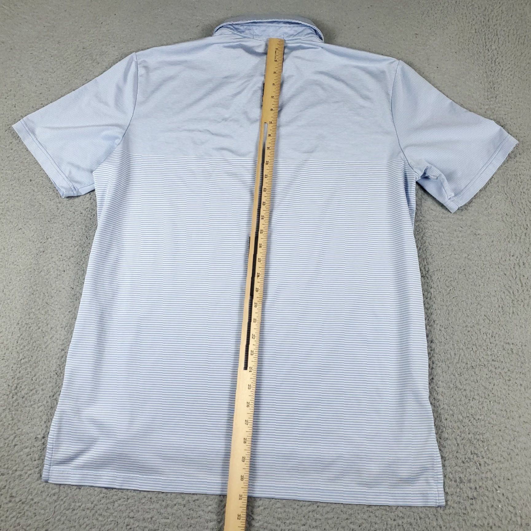Ralph Lauren RLX Ralph Lauren Polo Shirt Mens XL Blue Striped Short Sleeve Polo Shirt XL Blue Striped Mens RLX Polo Shirt Size US XL / EU 56 / 4 - 4 Thumbnail