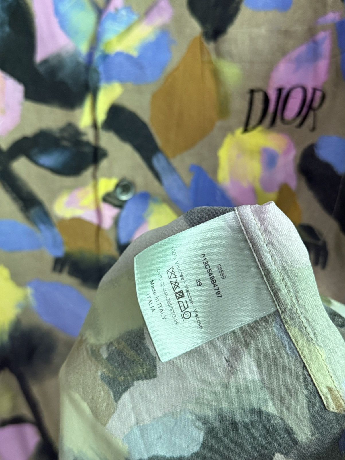 Dior Dior Alexander Foxton Print Short Sleeve Shirt Size US L / EU 52-54 / 3 - 4 Thumbnail