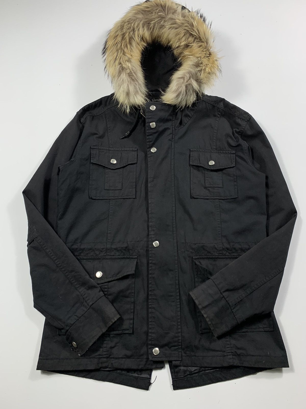 If Six Was Nine × Japanese Brand × Le Grande Bleu (L.G.B.) Crazy Fesyen Fur faded zip Hoodie ifsixwasnine lgb style Size US L / EU 52-54 / 3 - 3 Thumbnail