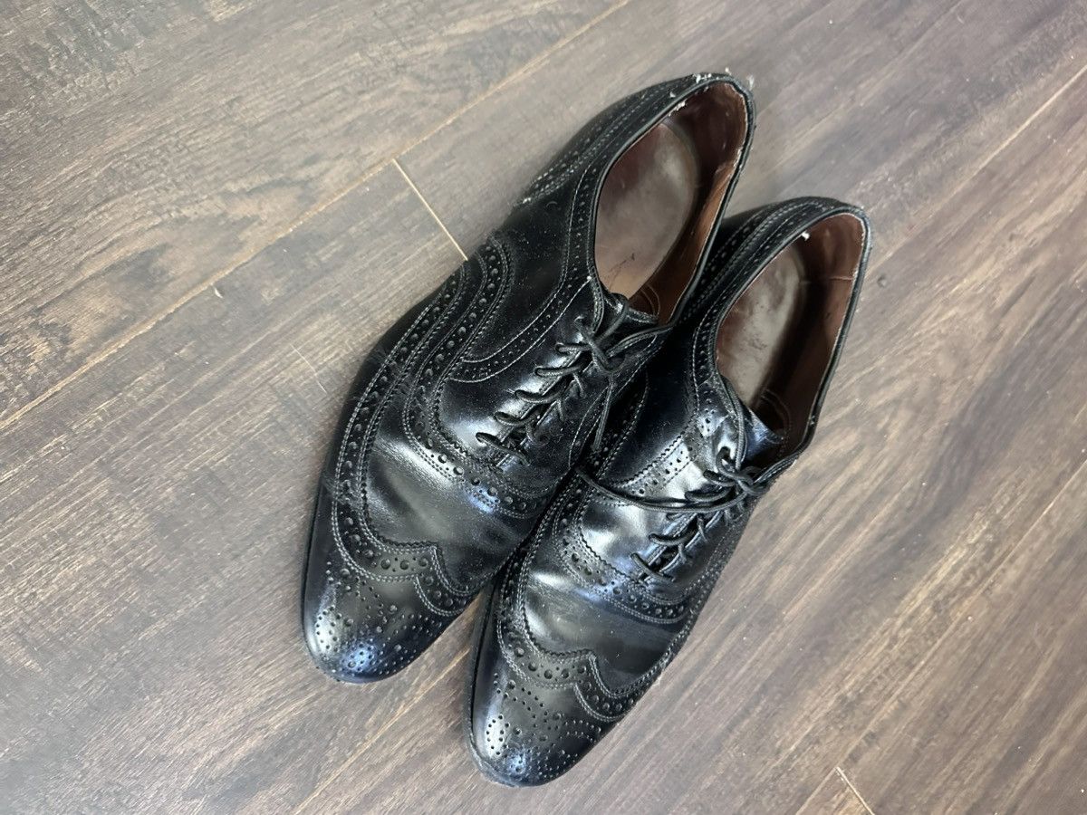 Allen Edmonds McAllister black leather MiUSA brogues derby dress shoes Size US 9.5 / EU 42-43 - 1 Thumbnail