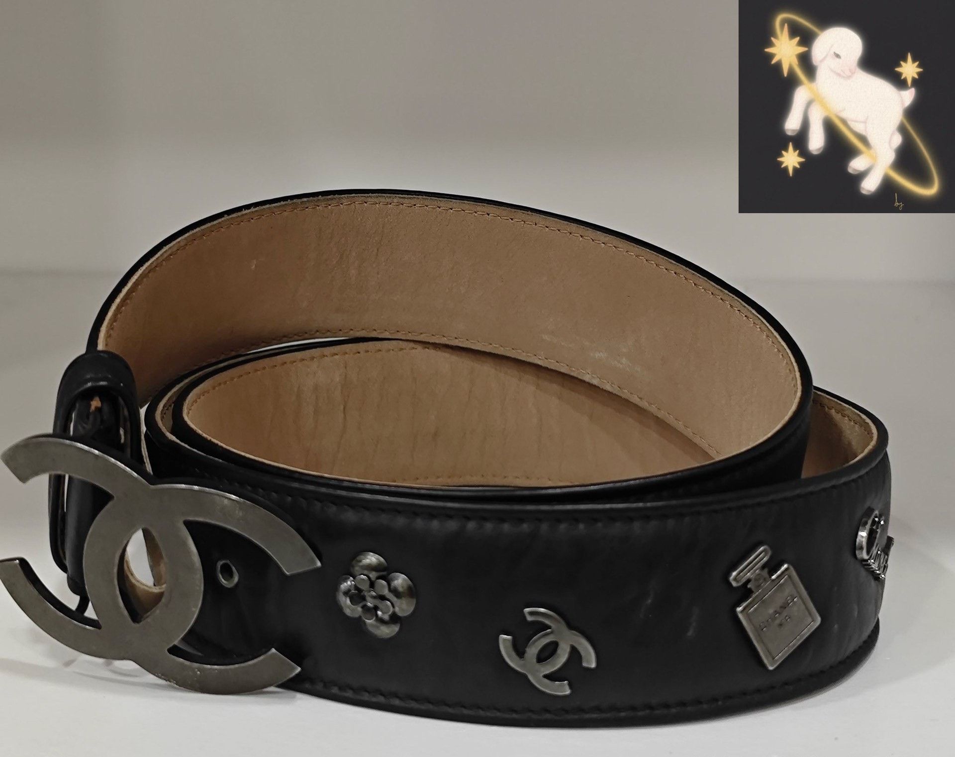 Chanel Limited Rare Gold Belt XS Men