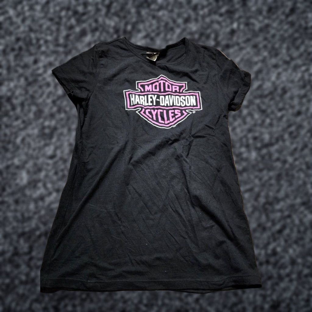 Harley Davidson Harley Davidson Wisconsin Double Sided T Shirt Womens XL Black Size XL / US 12-14 / IT 48-50 - 1 Thumbnail