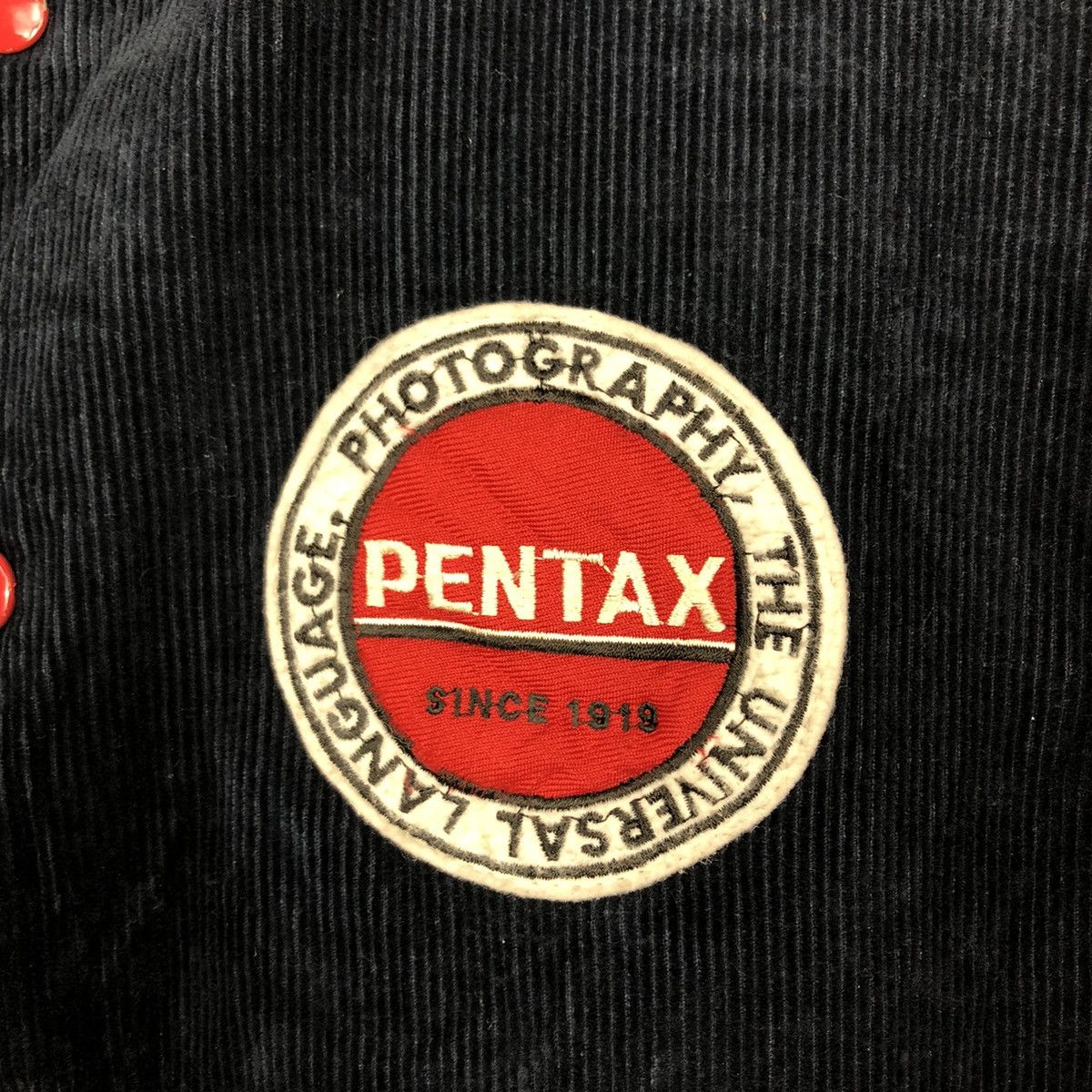 Japanese Brand 📌Vintage Bomber Jacket Pentax Big Logo Hysteric Glamour Size US L / EU 52-54 / 3 - 18 Thumbnail