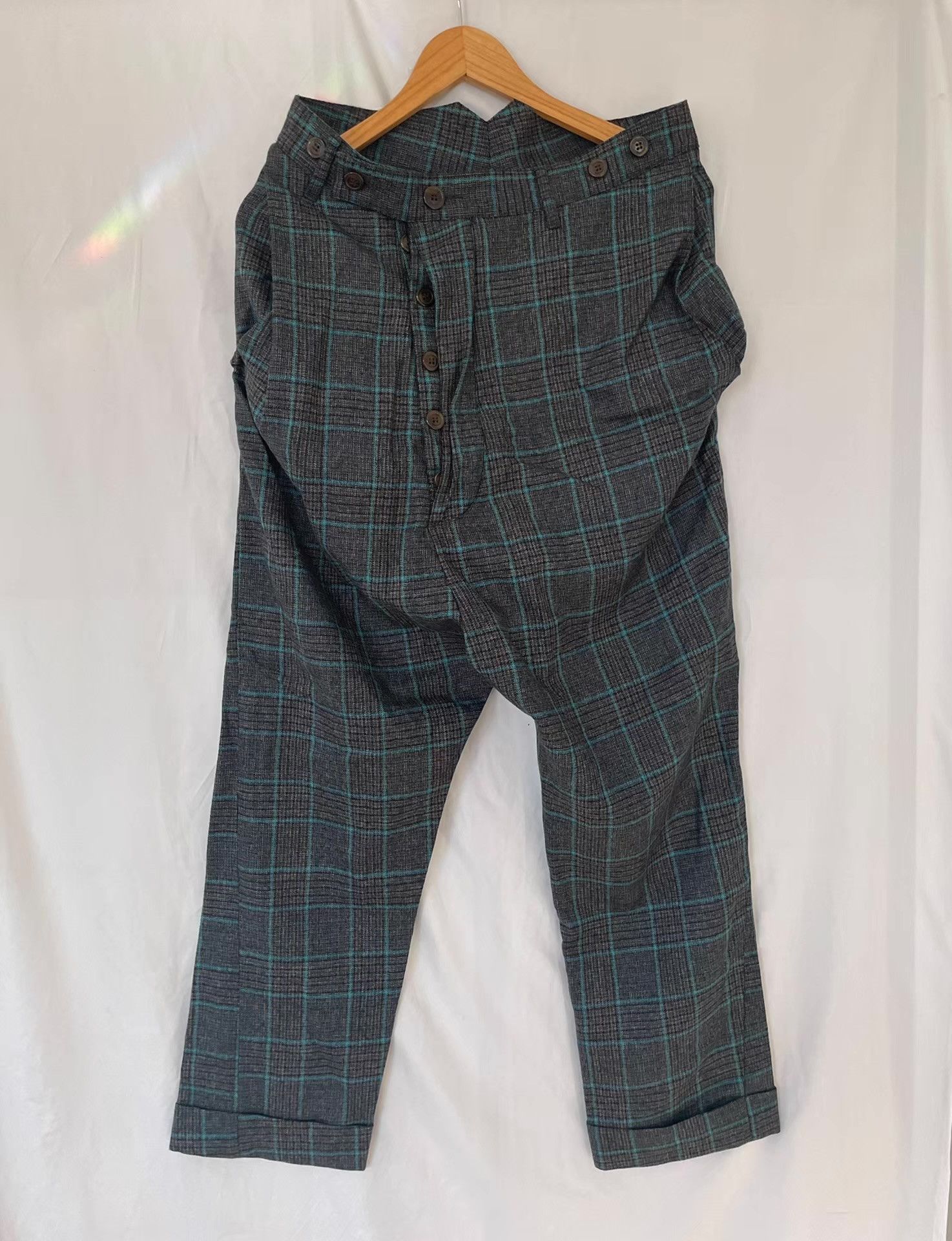 Vivienne Westwood Vivienne Westwood Man Wool Twisted Tailored Trousers Ｑ21 Size US 32 / EU 48 - 1 Thumbnail