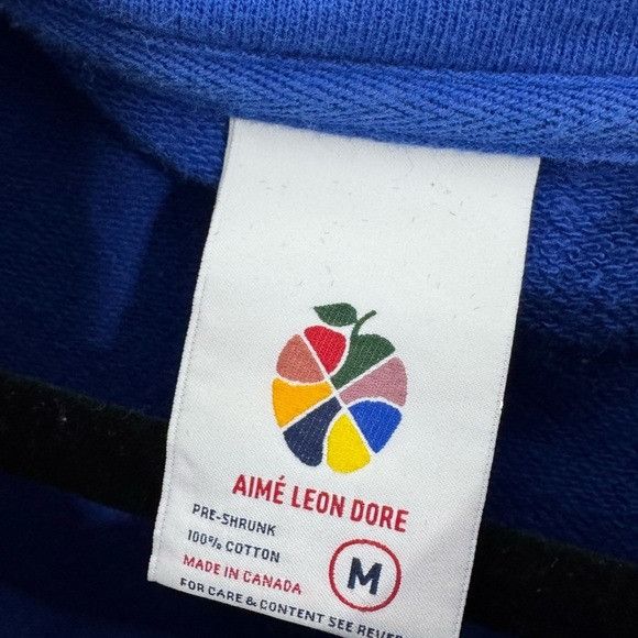 Aime Leon Dore Aime Leon Dore Printed Logo Hoodie Royal Blue Men’s Medium Size US M / EU 48-50 / 2 - 3 Thumbnail