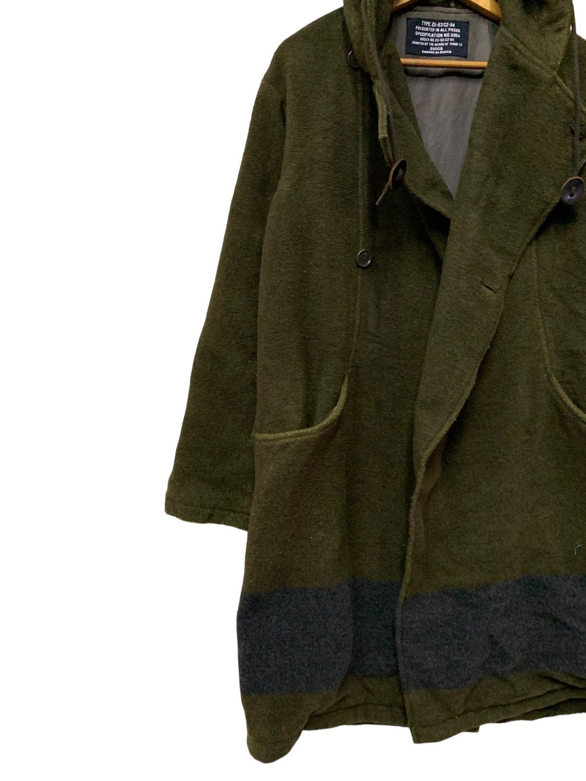 CABANE de ZUCCa 🔥CABANE de ZUCCA WOOL HOODIE JACKETS Size US M / EU 48-50 / 2 - 2 Thumbnail