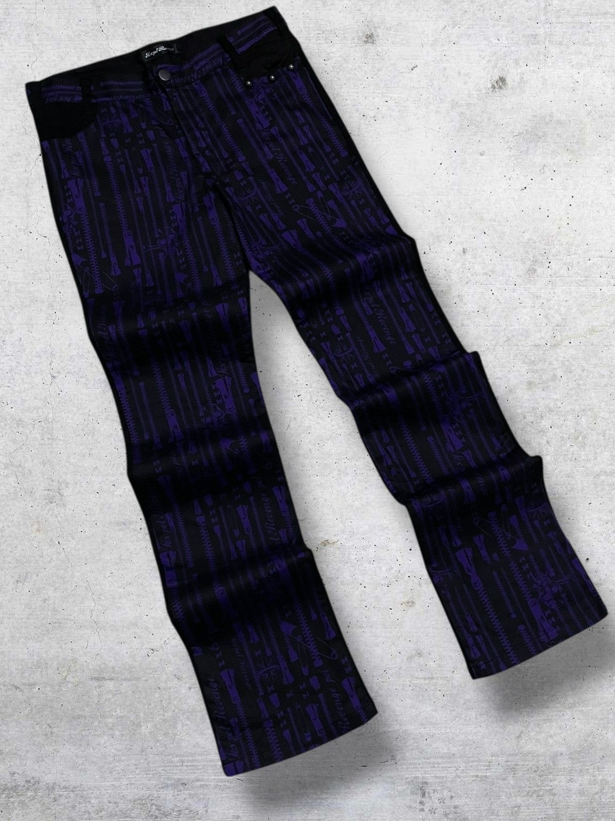 Hysteric Glamour SEX PORT 1990S OG JAPAN BRAND PUNK REVENGE SAFETY PIN PANT Size US 30 / EU 46 - 2 Thumbnail