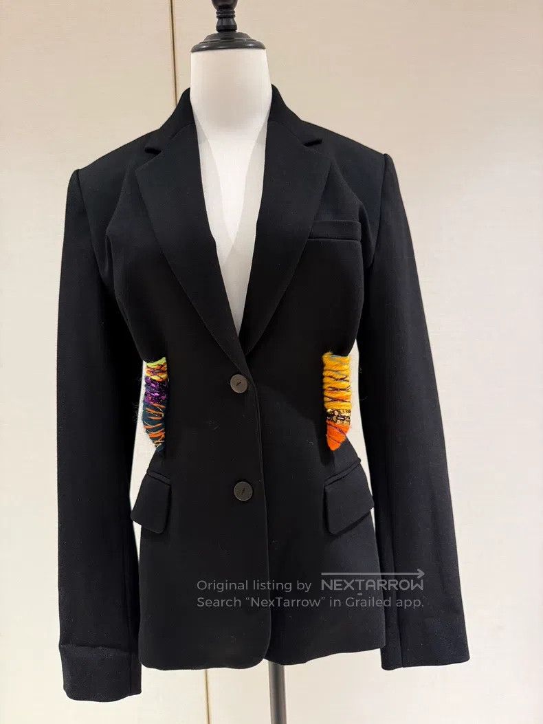 Loewe Loewe Ethnic Style Woolen Coat, Mid-Length Size XXS / US 00 / IT 34 - 1 Thumbnail