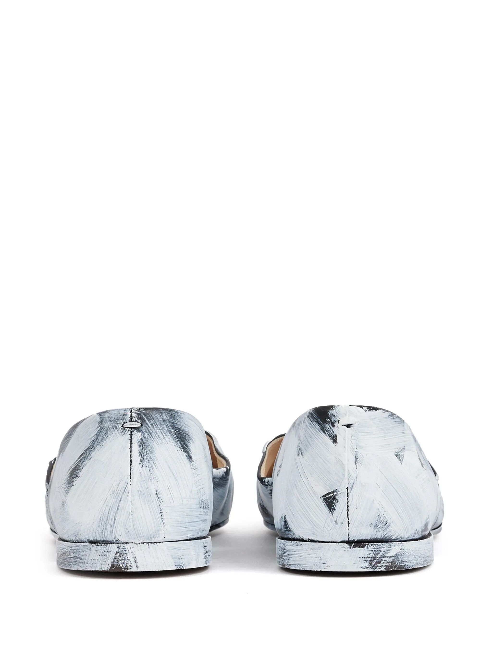 Maison Margiela o1w1db11225 Louvre Greca Loafers in White/Black Size US 10 / EU 43 - 3 Thumbnail