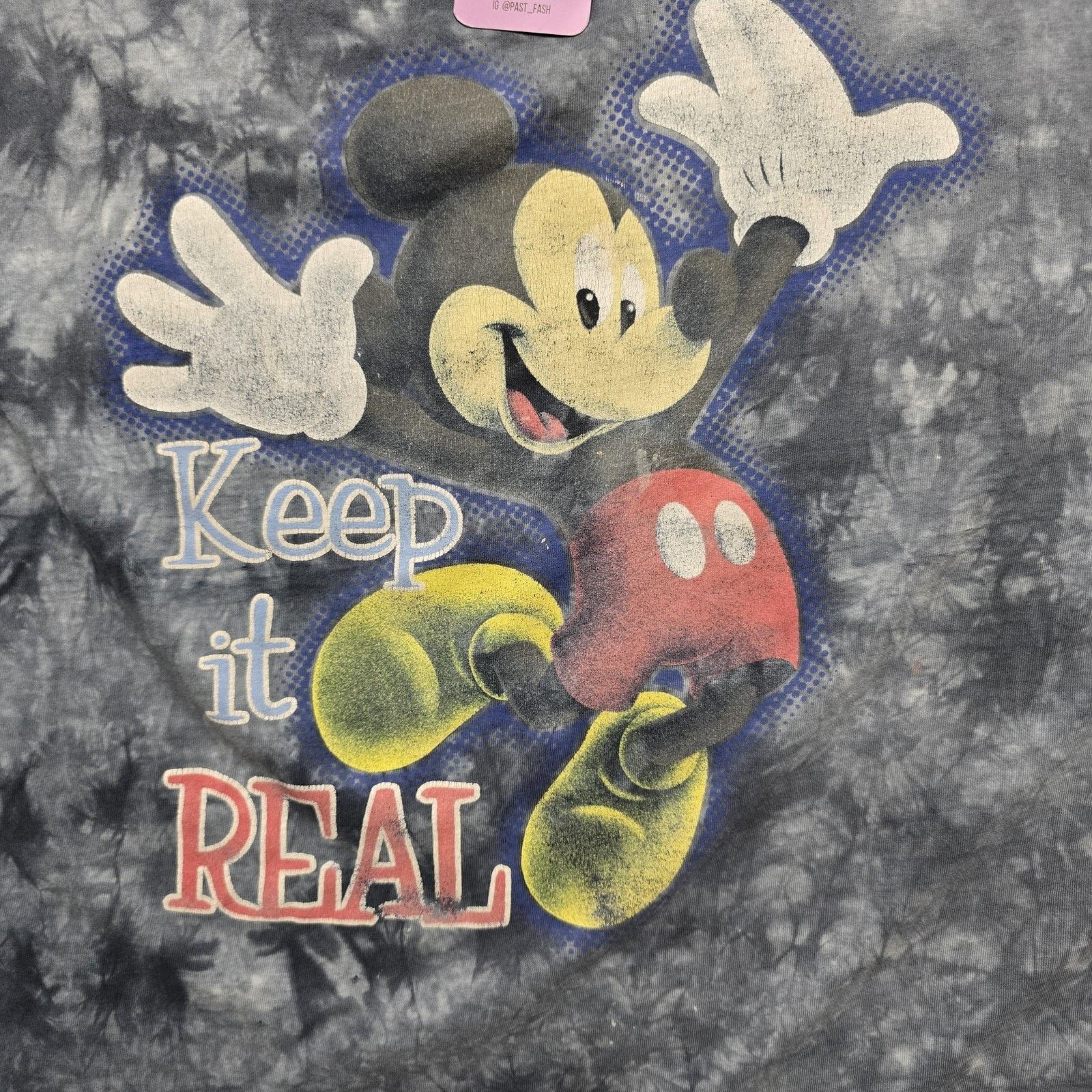 Disney Vintage Disney Mickey Mouse XL Tie Dye Keep It Real Graphic Size XL / US 12-14 / IT 48-50 - 2 Thumbnail