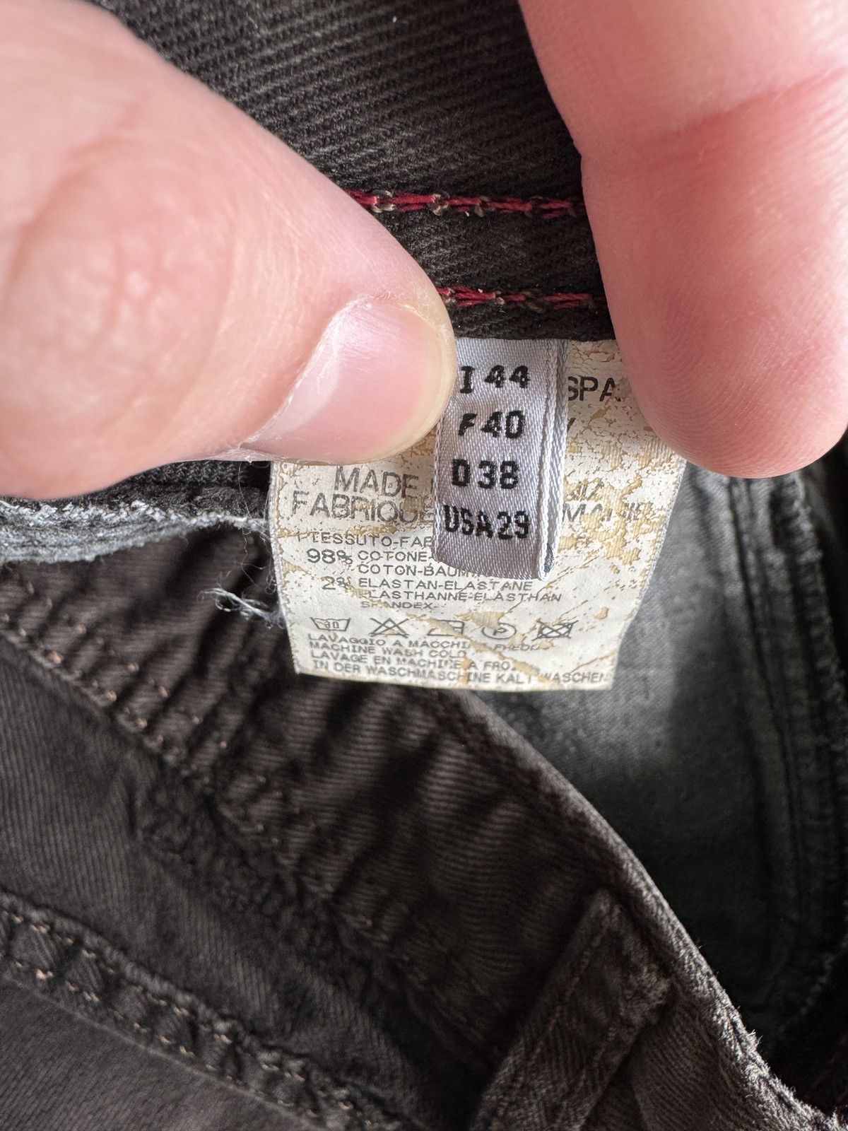 Marithe + Francois Girbaud Marithe Francois Girbaud Vintage Cargo Biker Jeans Size 28" / US 6 / IT 42 - 20 Thumbnail