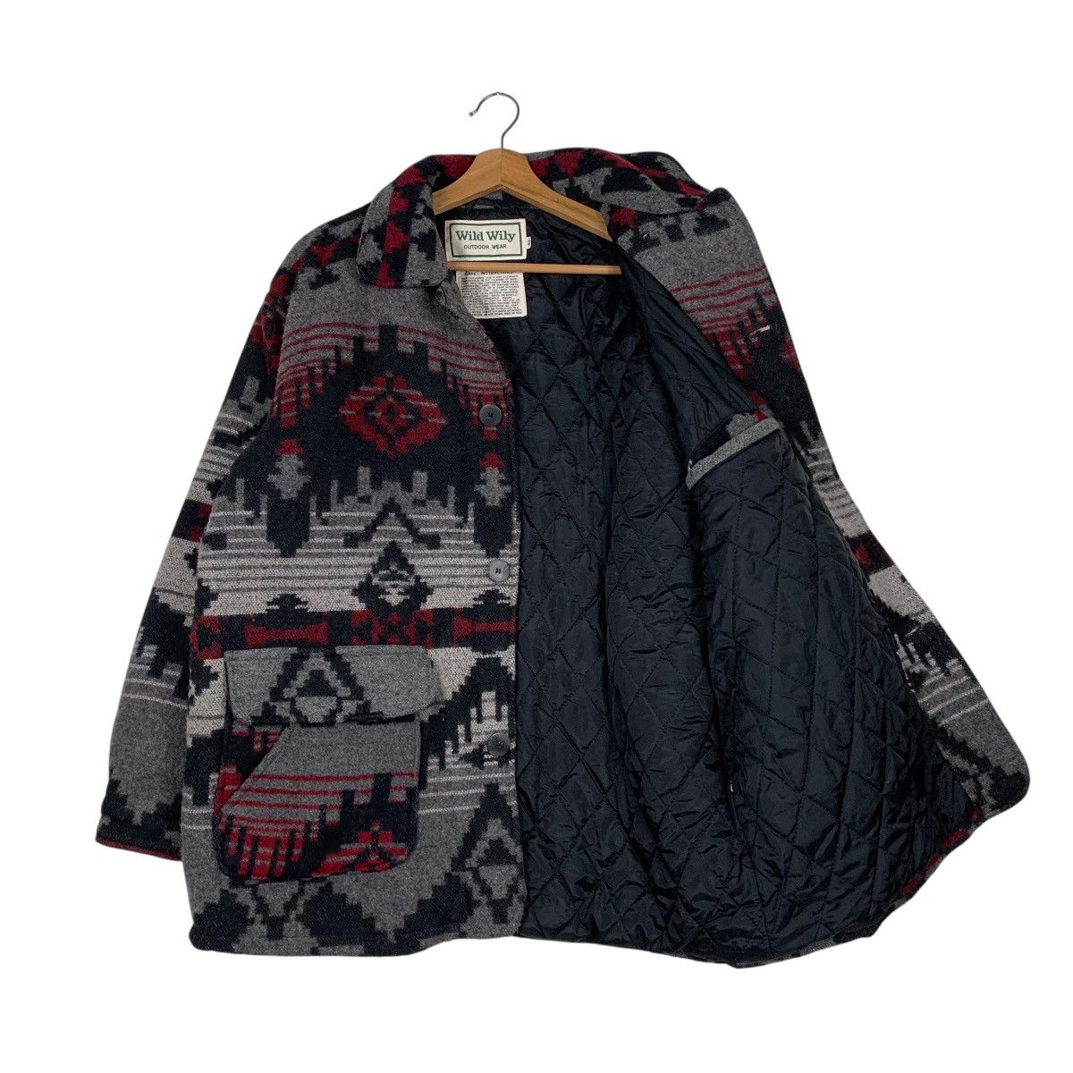 Japanese Brand Vintage Wild Willy Navajo Aztech Outdoor Jacket Size US L / EU 52-54 / 3 - 9 Thumbnail