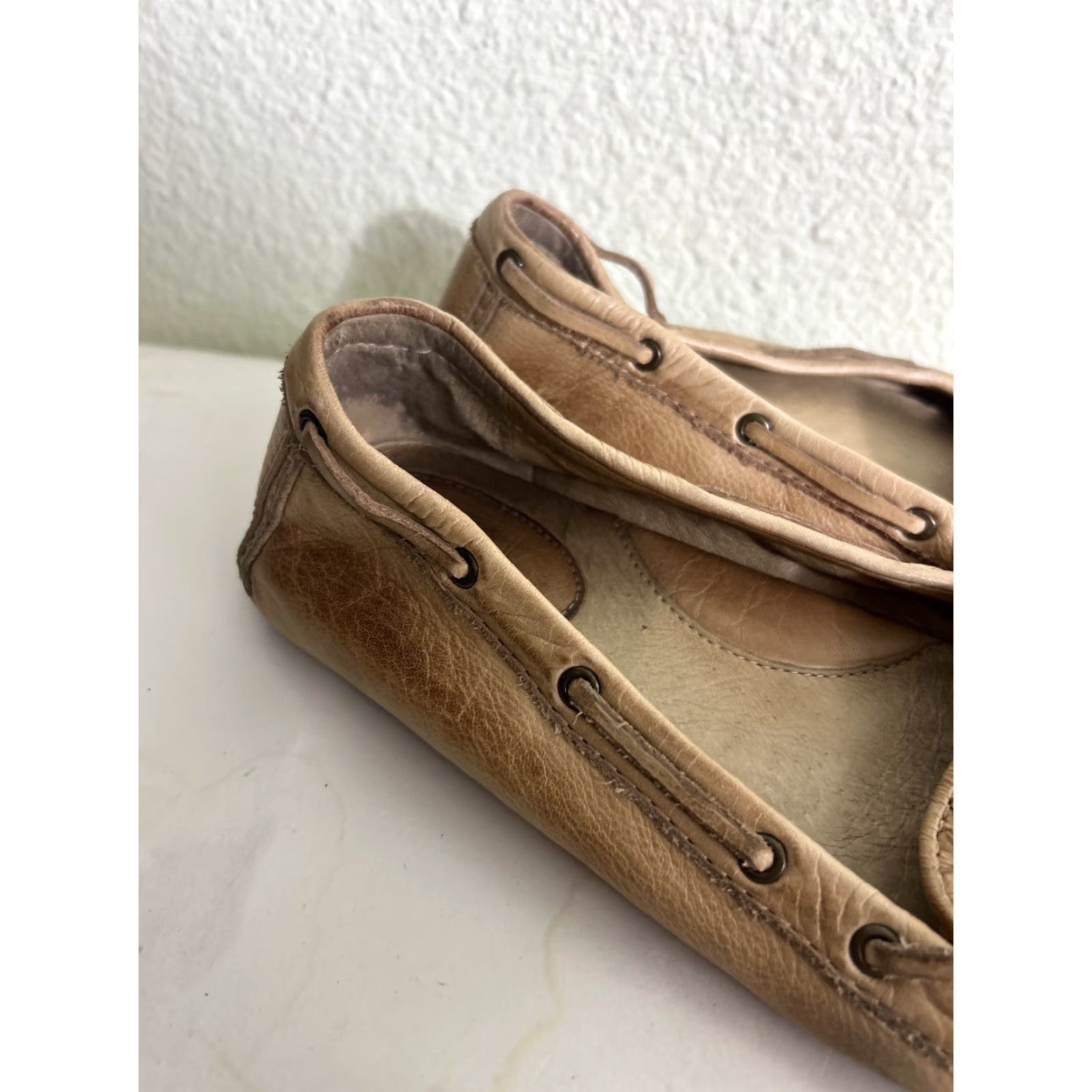 Frye Frye Reagan Woven Moccasin Driving Flats Shirt? Size US 8 / IT 38 - 3 Thumbnail