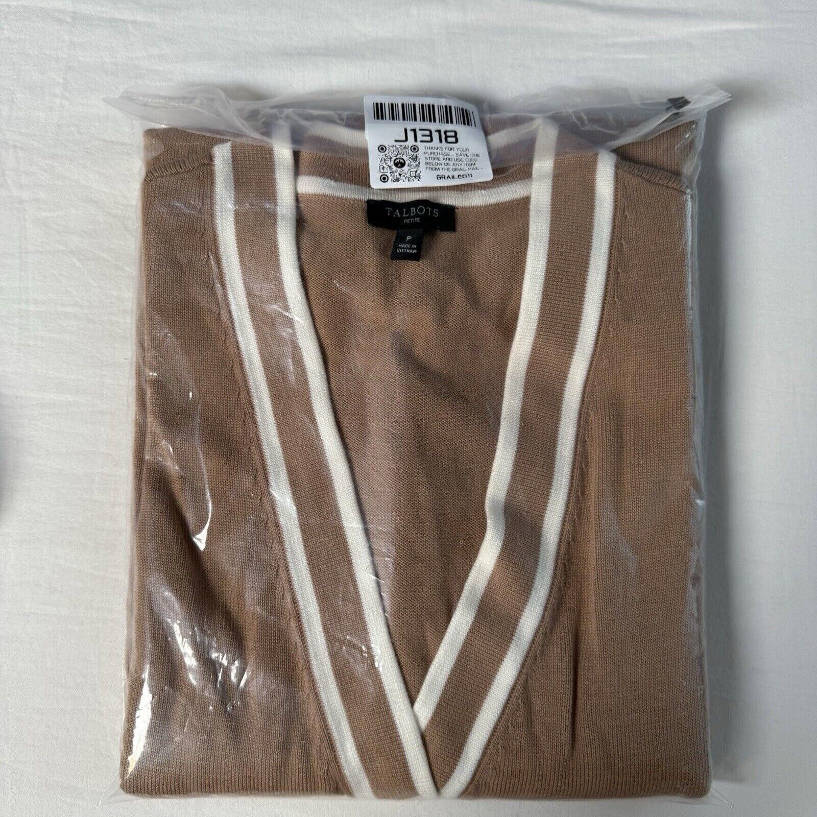 Designer Vtg Talbots Button Up Sweater Ladies P Cardigan V-Neck Size M / US 6-8 / IT 42-44 - 8 Thumbnail