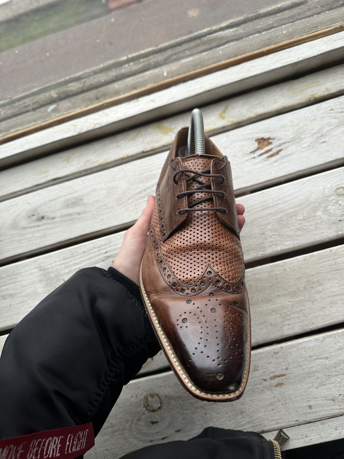 Melvin & Hamilton LUXURY 🚨 MELVIN & HAMILTON VNTG SHOES MEN BROWN LUXURY RARE Size US 10 / EU 43 - 3 Thumbnail