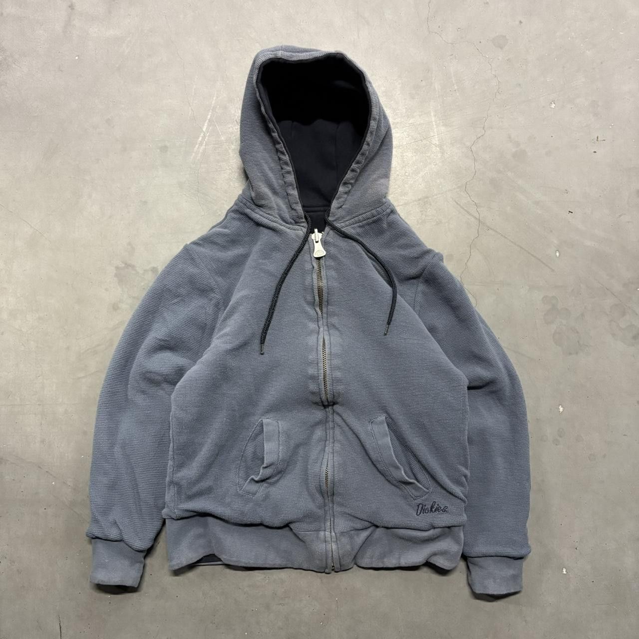 Dickies Vintage Y2K/2000s Navy Blue Dickies Reversible Hoodie! Size US XS / EU 42 / 0 - 4 Thumbnail