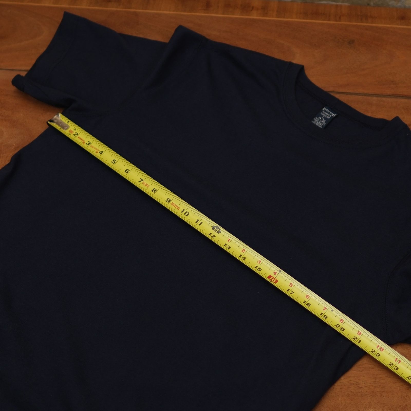 Lands' End VTG USA Made- Large - Lands End Womens Heavy T Shirt - Navy Size L / US 10 / IT 46 - 6 Thumbnail