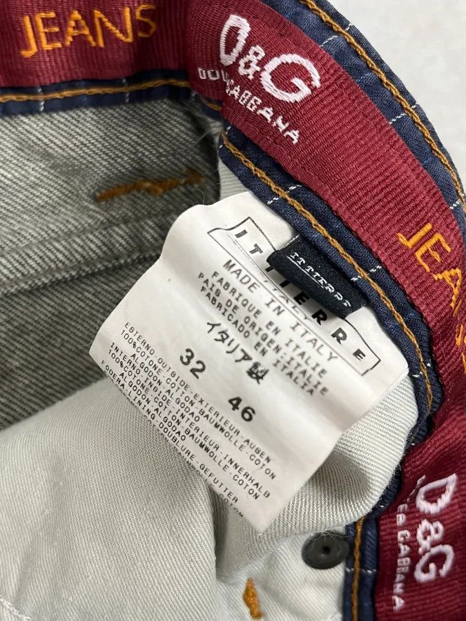 Dolce & Gabbana AW2003 Dolce & Gabbana Raw Grey Slim Denim Jeans Size US 30 / EU 46 - 12 Thumbnail