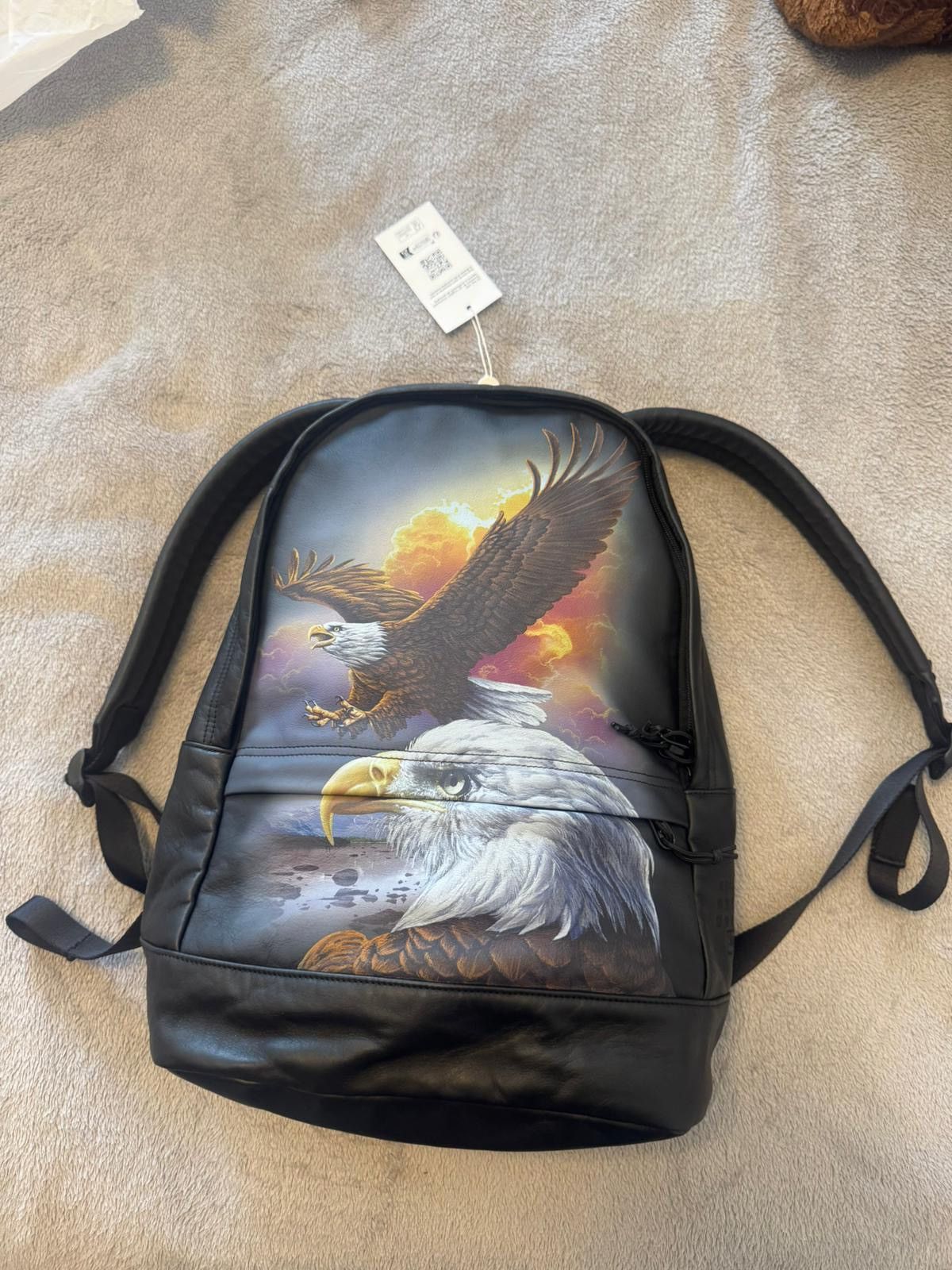 Maison Margiela × Supreme Supreme Margiela Eagle graphic leather backpack Size ONE SIZE - 1 Thumbnail