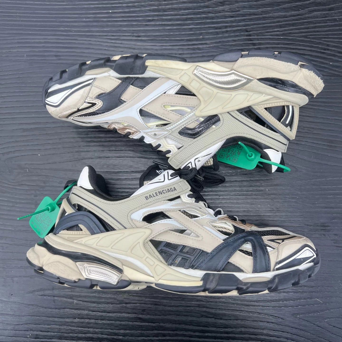 Balenciaga Balenciaga Track 2 Off-White/Black 42 Like New Size US 9 / EU 42 - 3 Thumbnail