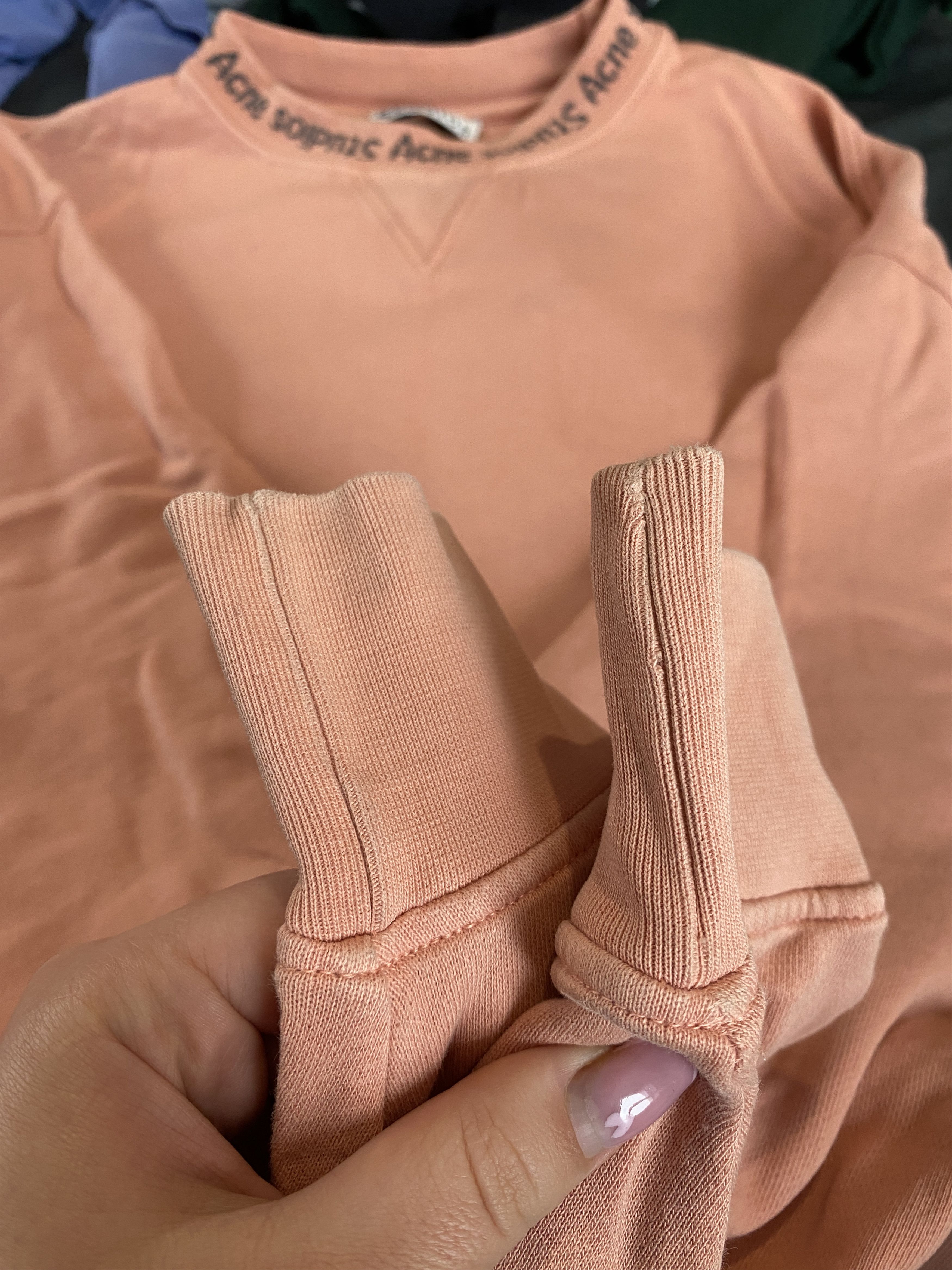Yana Ribbed Oversized Sweatshirt by Acne Studios- La Garçonne
