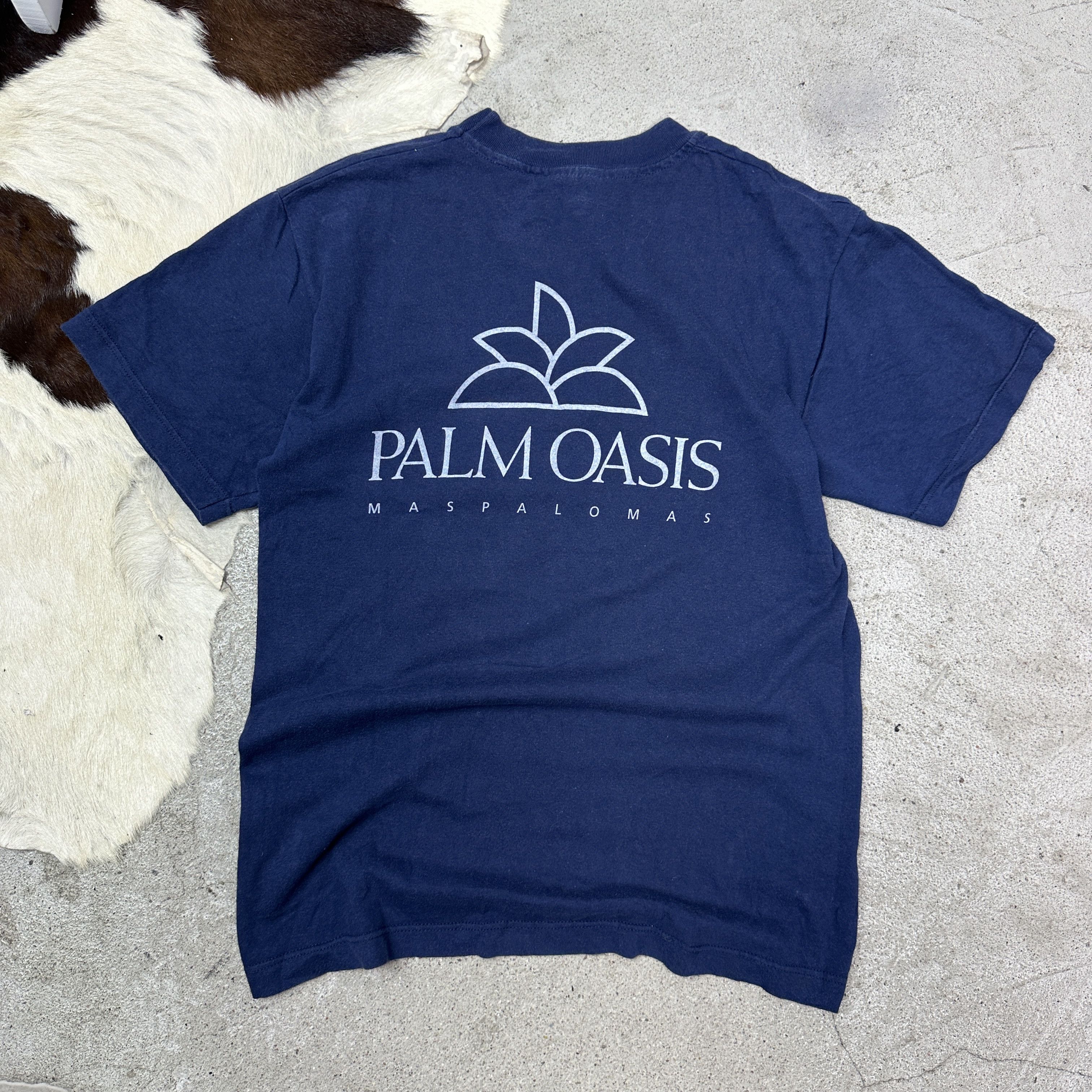 Vintage Vintage Casual Streetwear Palm Oasis T-shirt 90s Size US M / EU 48-50 / 2 - 2 Thumbnail