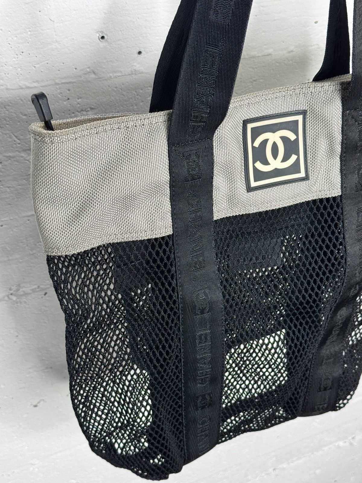 Chanel 2003 CC Chanel Sports Line Mesh Tote Bag by Karl Lagerfeld Size ONE SIZE - 4 Thumbnail
