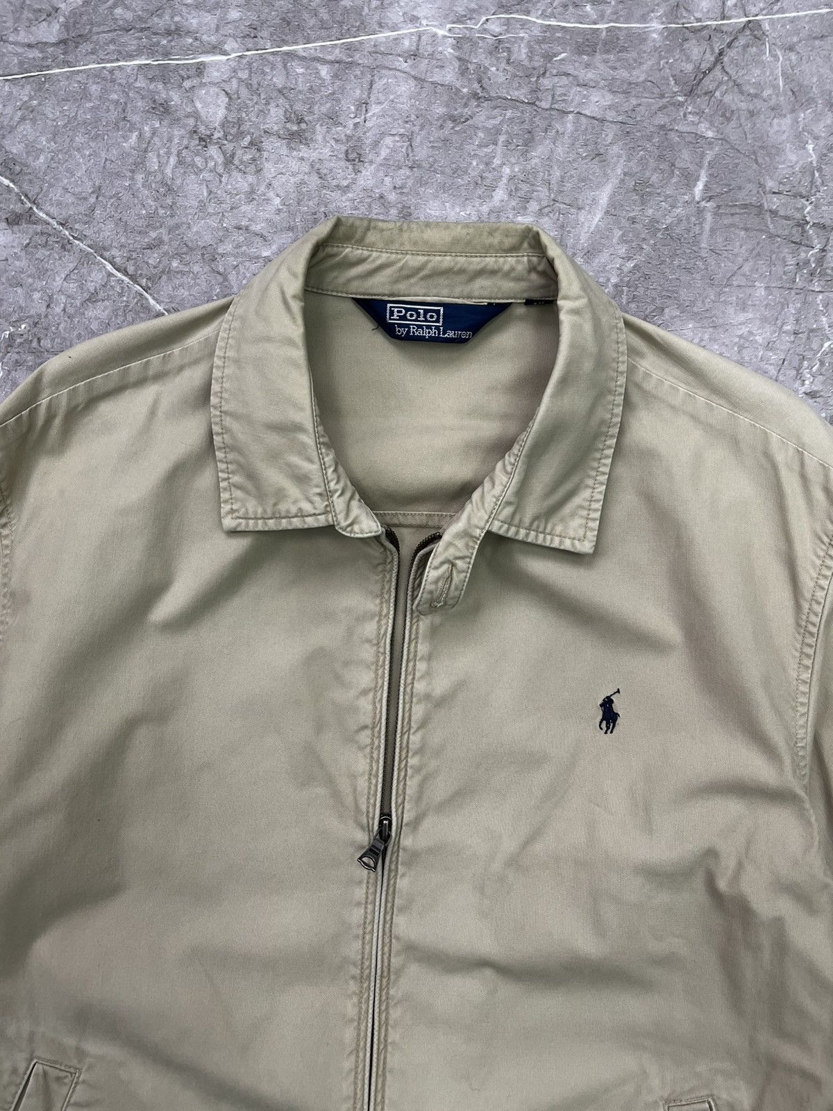 Polo Ralph Lauren × Vintage Vintage 90s Polo Ralph Lauren Harrington style boxy jacket Size US L / EU 52-54 / 3 - 3 Thumbnail