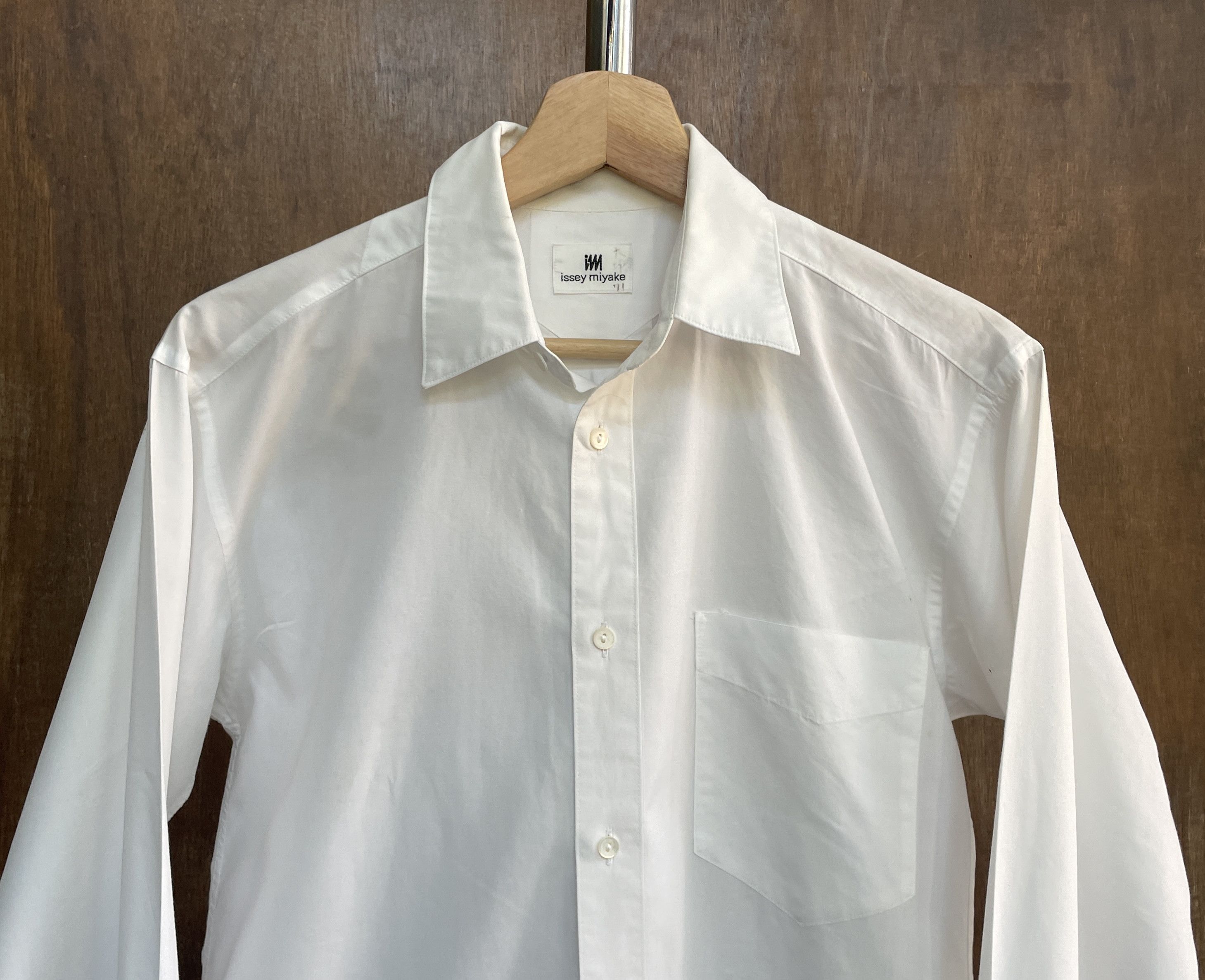 Issey Miyake ISSEY MIYAKE Classic White Shirt Size US XXS / EU 40 - 2 Thumbnail
