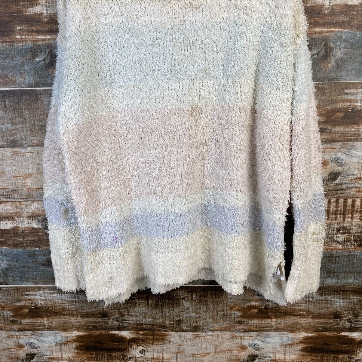 Japanese Brand DL Pique Stripe Multicolor Knitwear #C1054 Size XL / US 12-14 / IT 48-50 - 6 Thumbnail