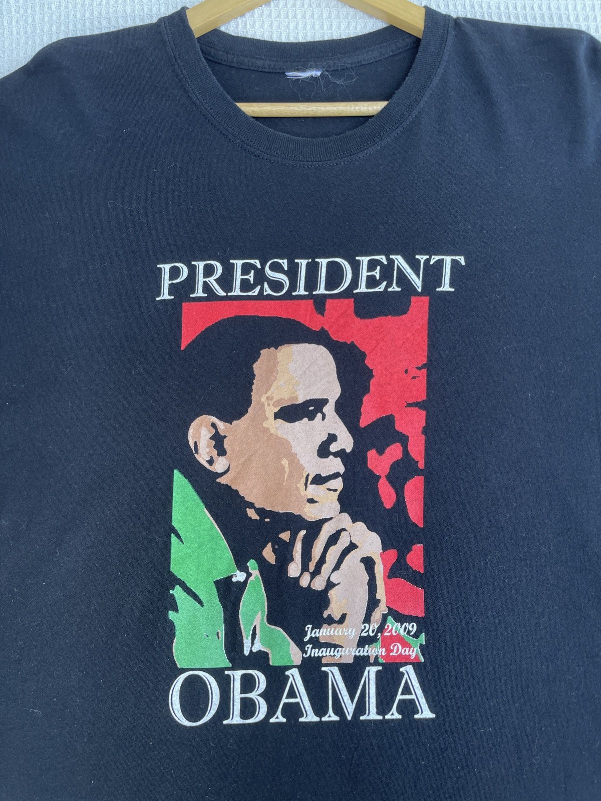 President's Last Drop🔥Rare🔥Vintage Y2K PRESIDENT OBAMA T Shirt Size US XXL / EU 58 / 5 - 7 Thumbnail