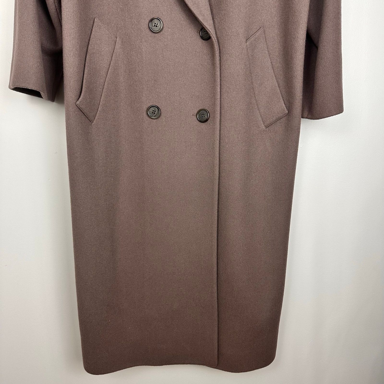 Jones New York Jones NY Union 100% Wool Double Breasted Trench Coat Sz 16 Size XXL / US 16-18 / IT 52-54 - 11 Thumbnail