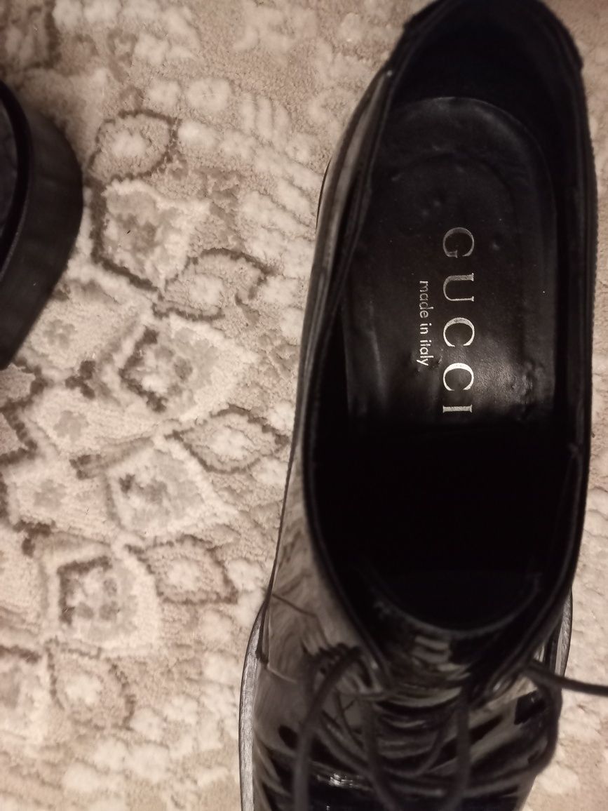 Gucci Gucci Leather Patent Shoes Size US 9 / EU 42 - 4 Thumbnail