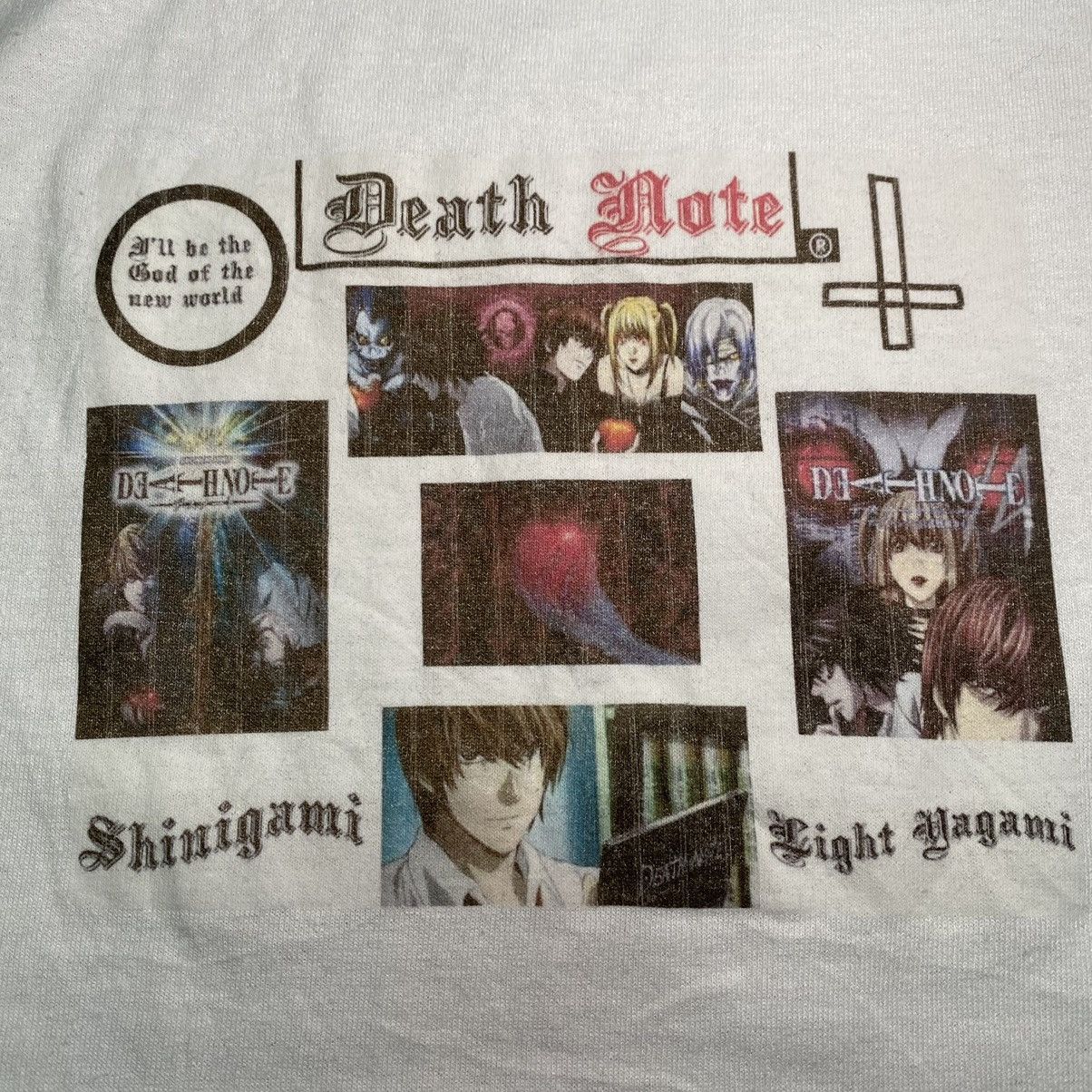 Anime DEATH NOTE YAGAMI LIGHT ANIME T SHIRT BOOTLEG Size US L / EU 52-54 / 3 - 6 Thumbnail