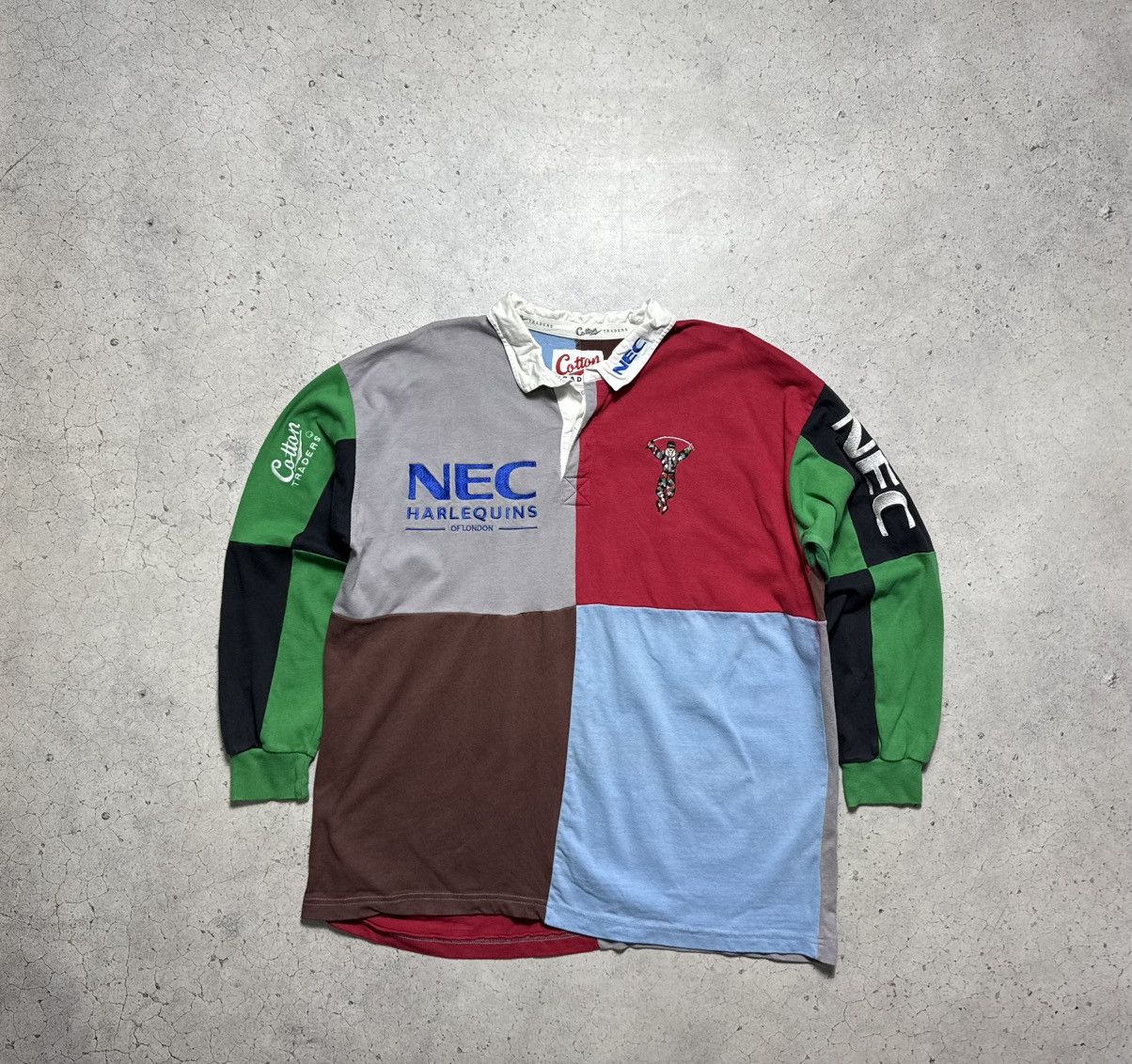 Cotton Traders Cotton Traders Harlequins London Rugby Sweatshirt Jersey 90s Size US XXL / EU 58 / 5 - 1 Thumbnail