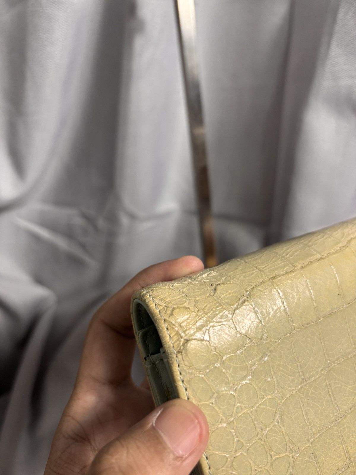 Miu Miu Vintage Miu Miu Crocodile Wallet Size ONE SIZE - 5 Thumbnail