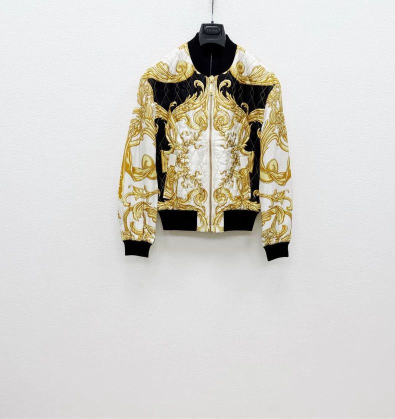 Versace Versace Men's baroque full print cotton jacket Size US S / EU 44-46 / 1 - 1 Thumbnail