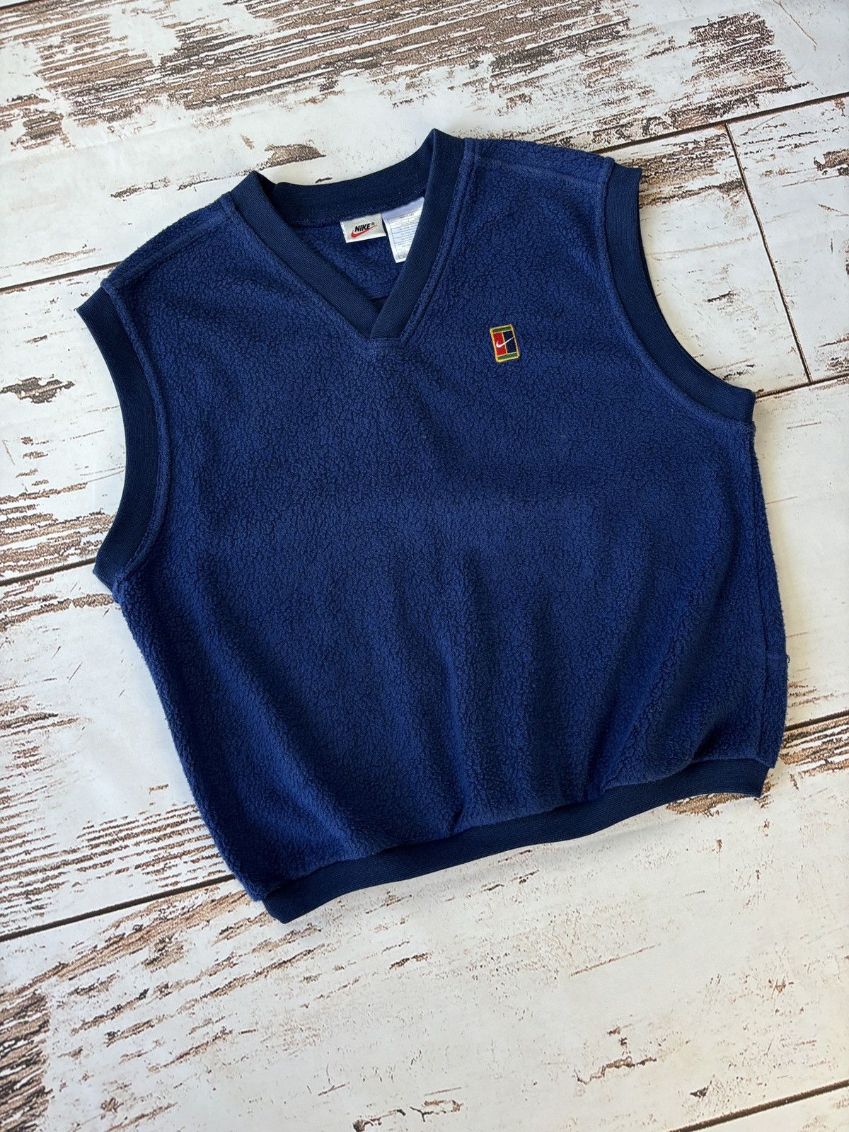 Nike × Vintage Vintage Nike Fleece Vest Size US S / EU 44-46 / 1 - 2 Thumbnail