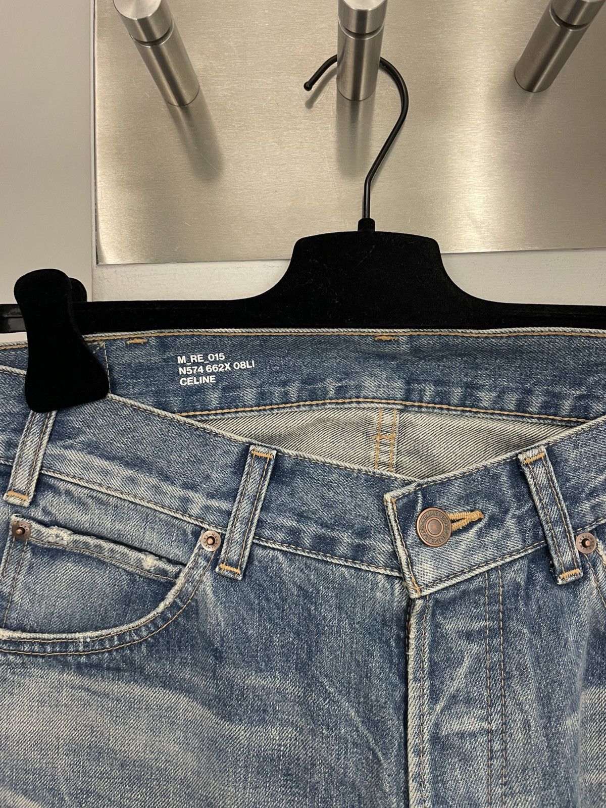 Celine Kurt jeans in morning light wash denim Size US 31 - 2 Thumbnail