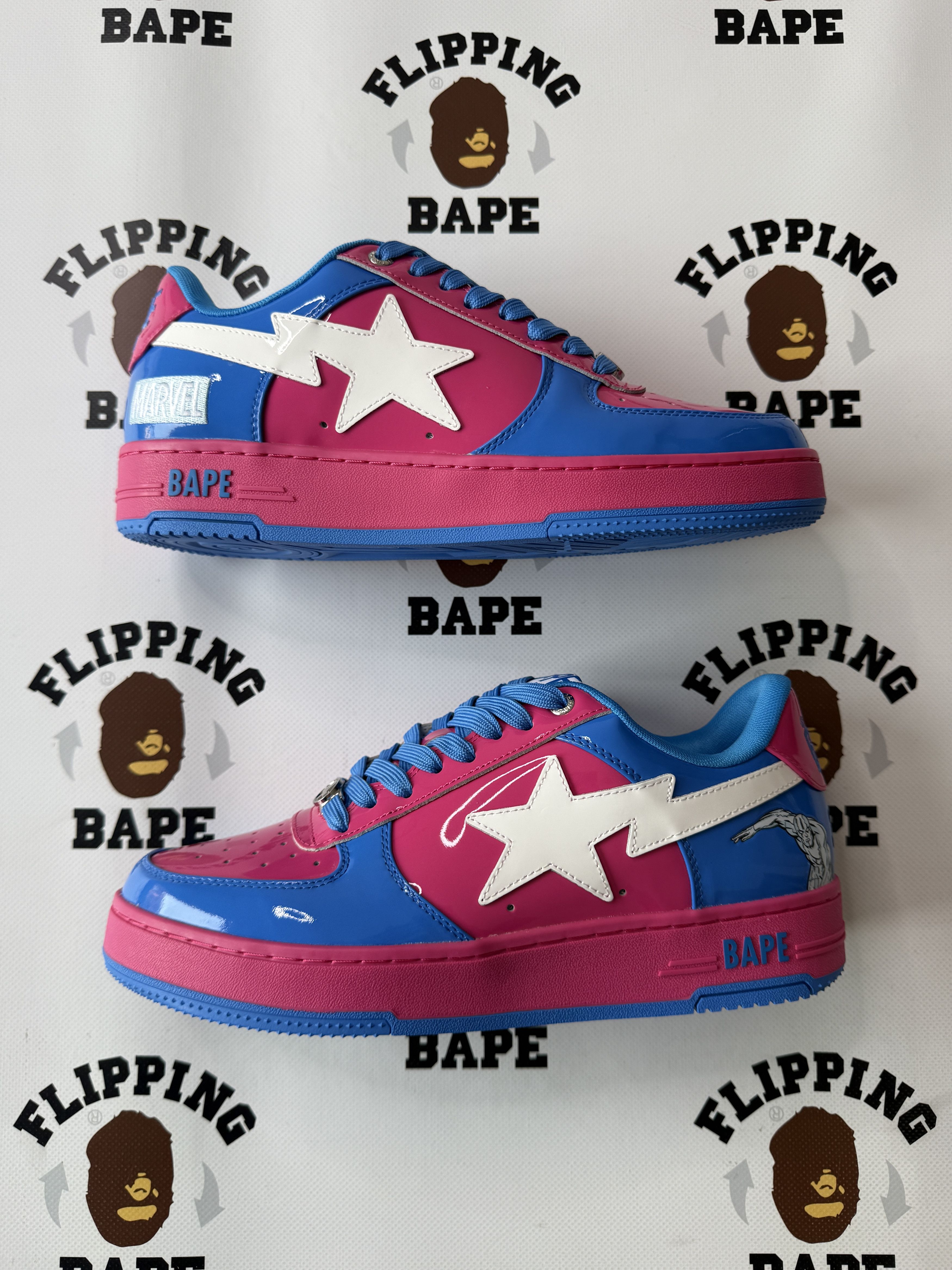 Bape BAPE X F4 BAPE STA GALACTUS & SILVER SURFER Size US 10 / EU 43 - 3 Thumbnail