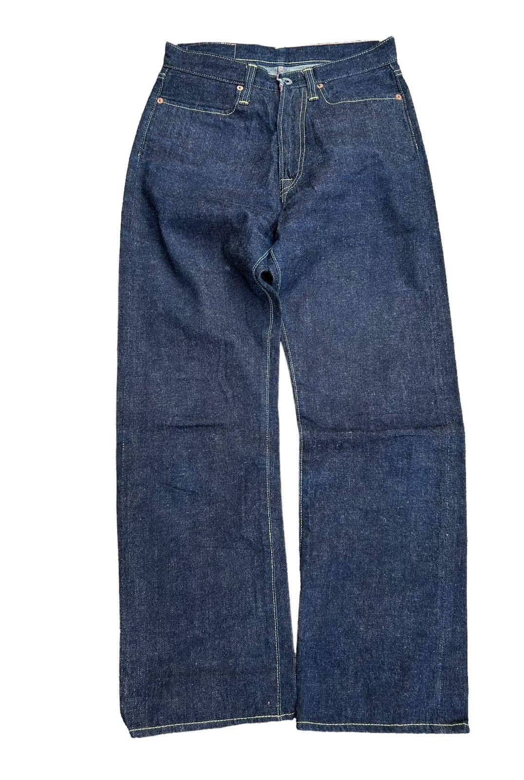 Japanese Brand × Kapital × Kapital Kountry KAPITAL NO WAR Redline Selvedge Denim ☠️ Size US 28 / EU 44 - 3 Thumbnail