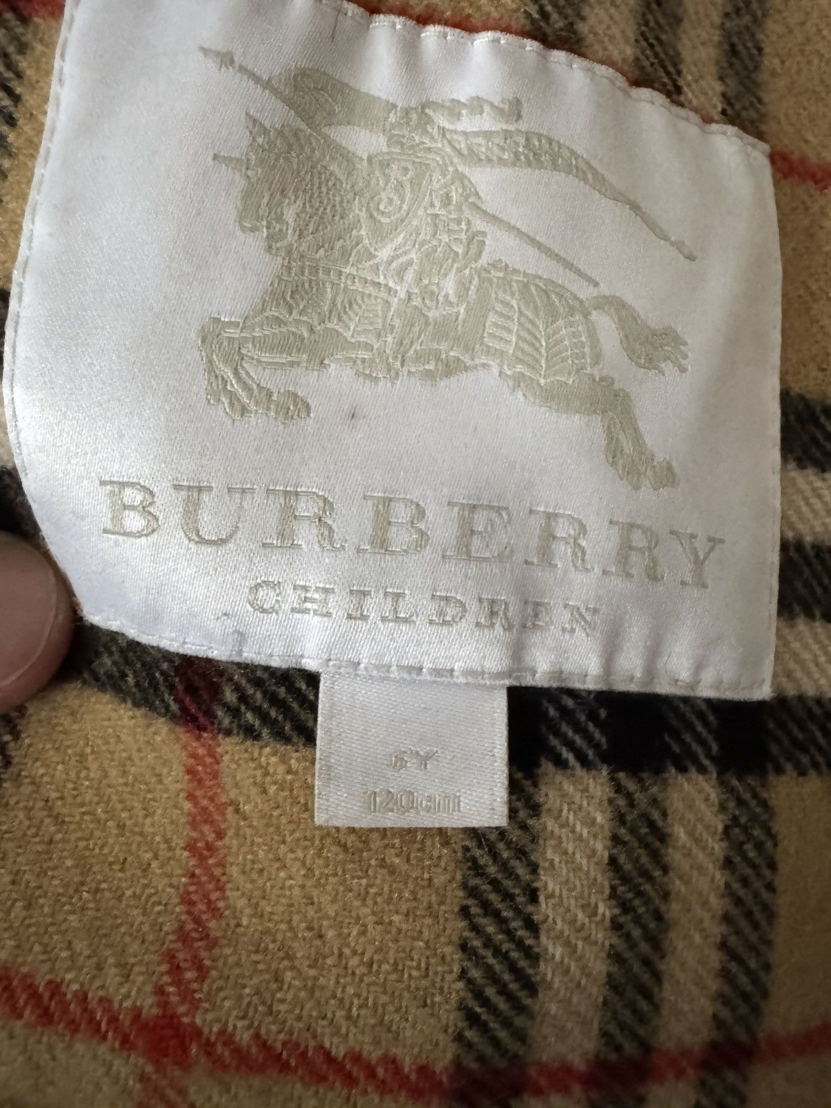 Burberry Burberry Children Nova Check Wool Coat Jacket Size 6 years Size US XXS / EU 40 - 10 Thumbnail