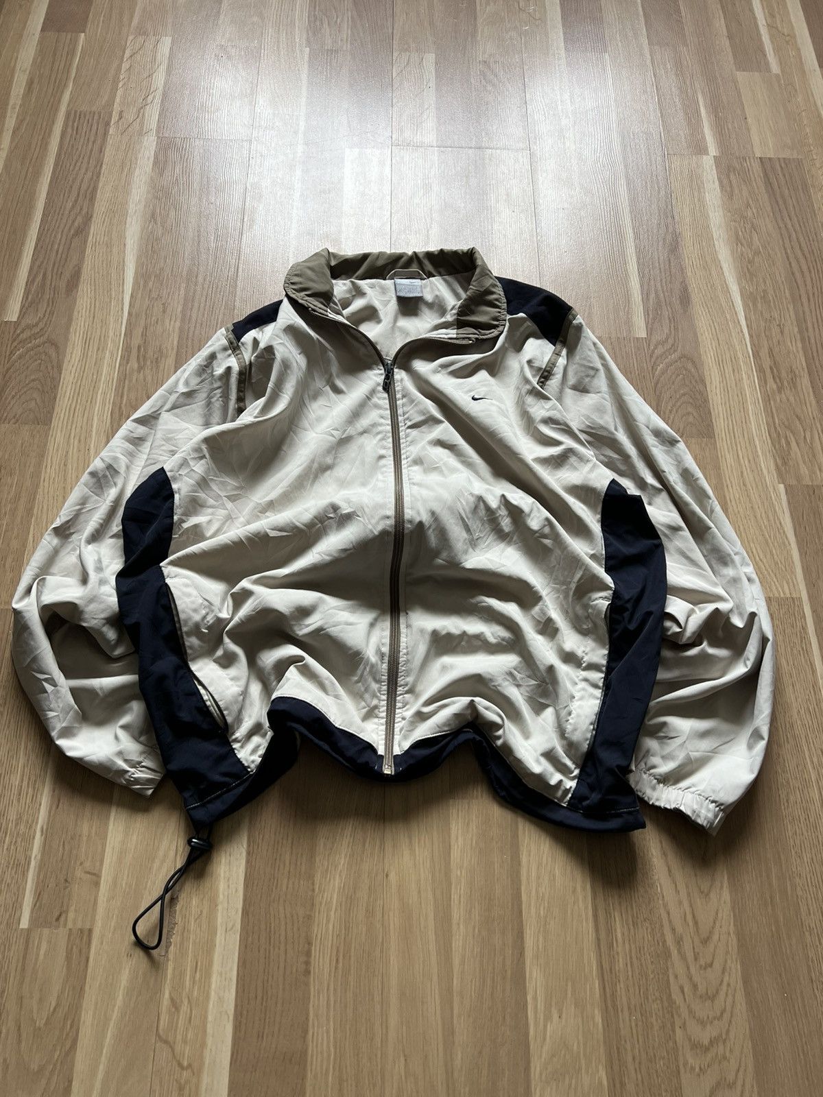 Nike Nike vintage windbreaker y2k style beige drill hype Size US L / EU 52-54 / 3 - 1 Thumbnail
