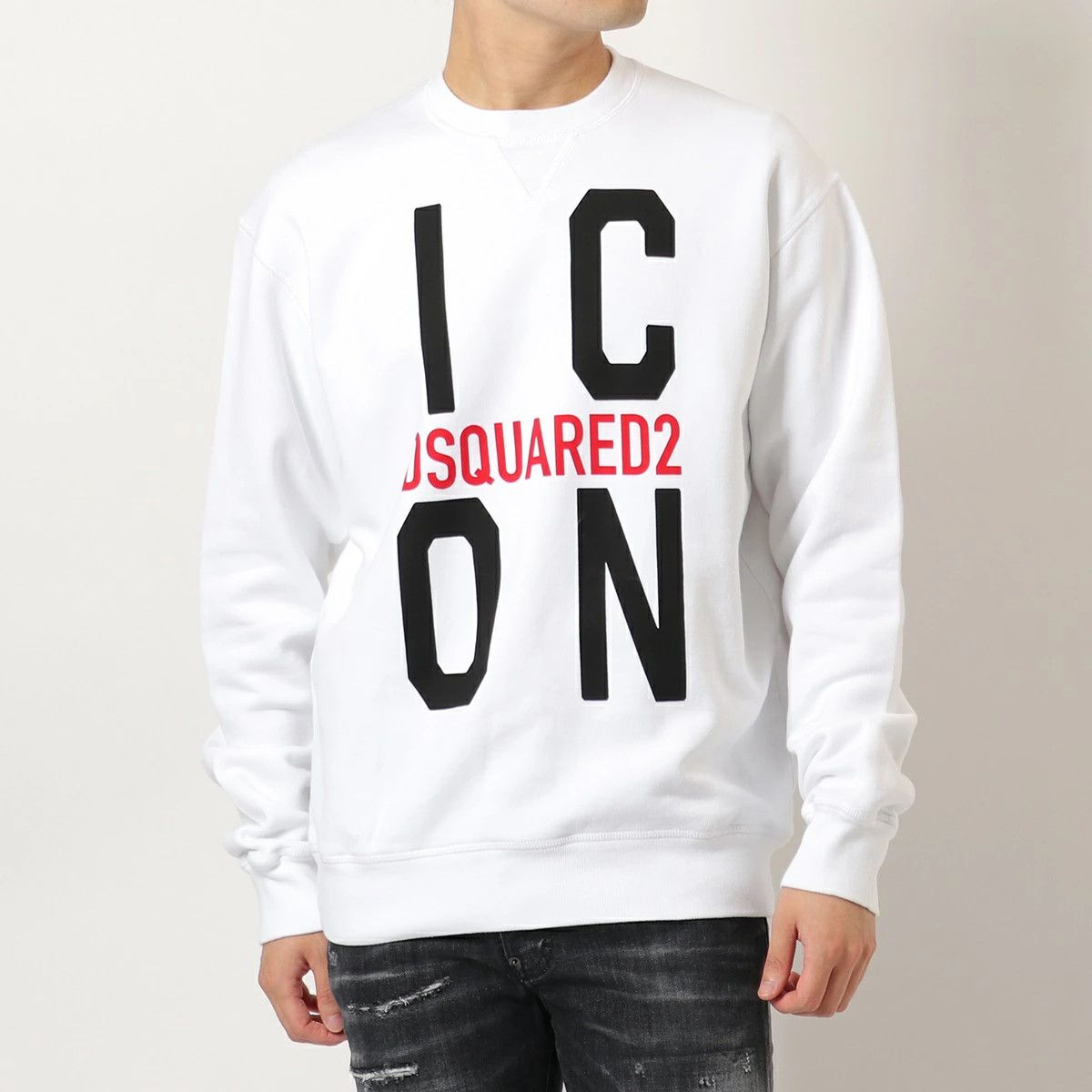Dsquared2 DSQUARED2 white ICON sweatshirt size M Size US M / EU 48-50 / 2 - 2 Thumbnail