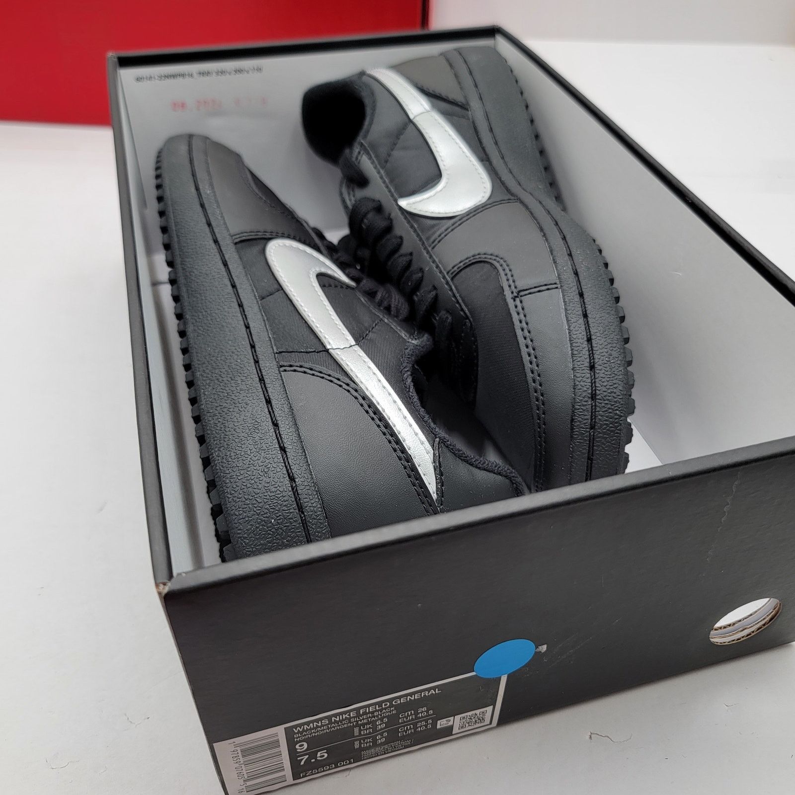 Nike Nike Field General 82 Black Silver - Women's Size 9 - New Size US 9 / IT 39 - 9 Thumbnail