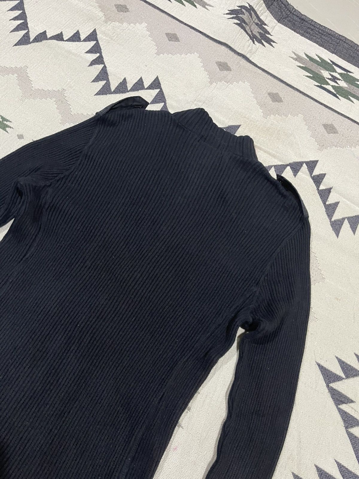 Tete Homme 90s TETE HOMME BY ISSEY MIYAKE HALF BUTTON KNITWEAR Size US M / EU 48-50 / 2 - 16 Thumbnail